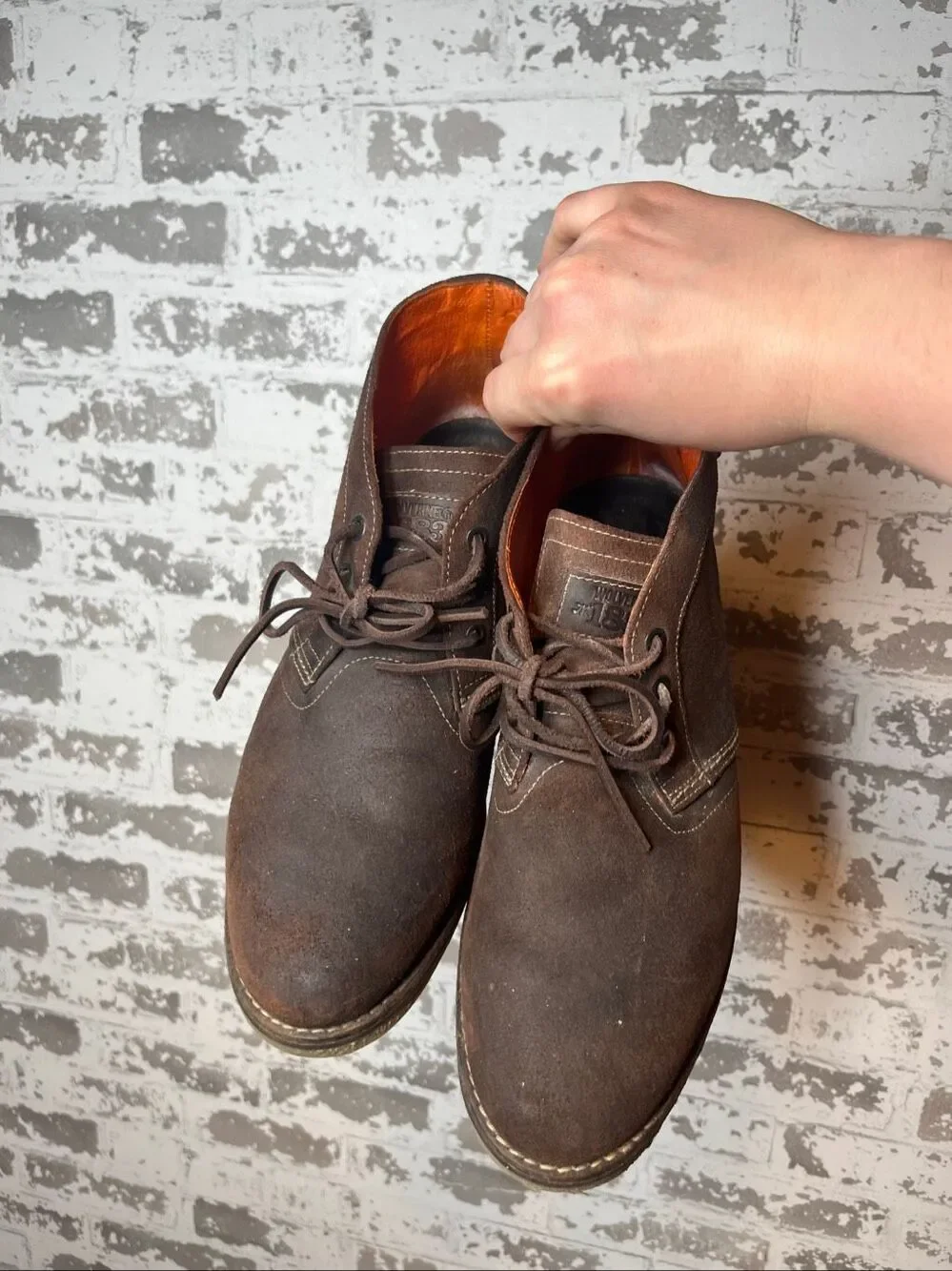 Wolverine | mens leather brown leather boots